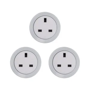 3 White Premium UK Adaptor